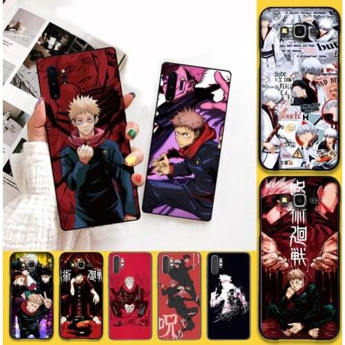 HOTCASHOP Anime jujutsu kaisen Phone Case For Samsung Galaxy Note20 ultra 7 8 9 10 Plus lite J7 J8 Plus M21 M30S