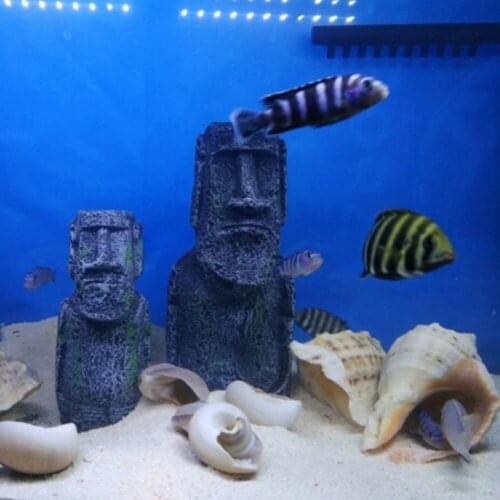 Aquarium Landscape Fish Tank Office Home Simulated Resin Statue Ornament Not Easy To Discolor