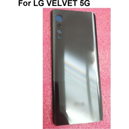 For LG VELVET 5G Back Battery Cover Rear Door Housing case Rear Glass Repair parts For LG VE LVET 5G