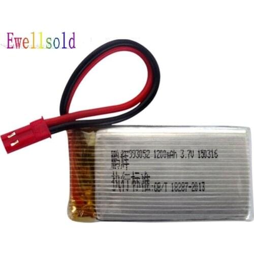 Ewellsold T64 T04 T05 F28 F29 RC Helicopter r spare parts 3.7v 1200mAh Li-polymer battery 2pcs/lot Free shipping