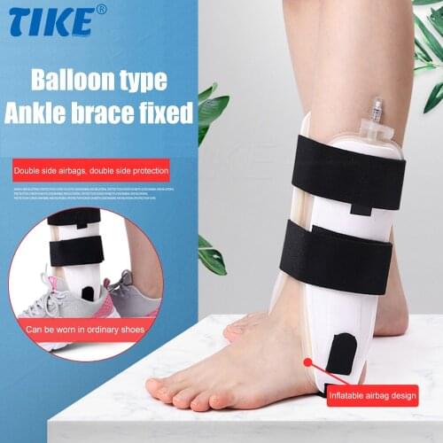 TIKE Ankle Stirrup Support Brace Stabilizer, Stirrup Splint for Sprains Tendonitis Sprained Ankle, Reversible Left & Right Foots