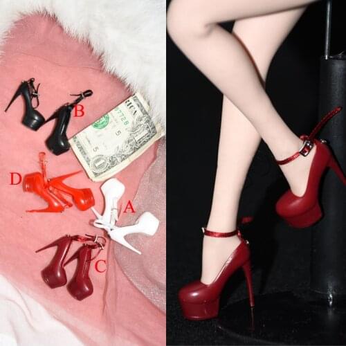 1/6 Scale elegant Female High Heel Shoes Model for TBLeague UD JO ND 12-inch Action Figure Body