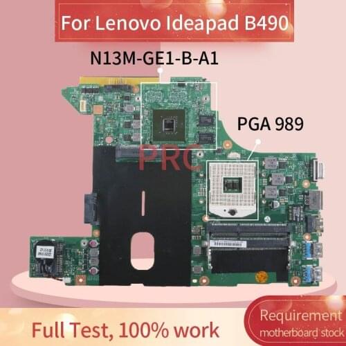For Lenovo Ideapad B490 Laptop motherboard SLJ8E N13M-GE1-B-A1 DDR3 Mainboard