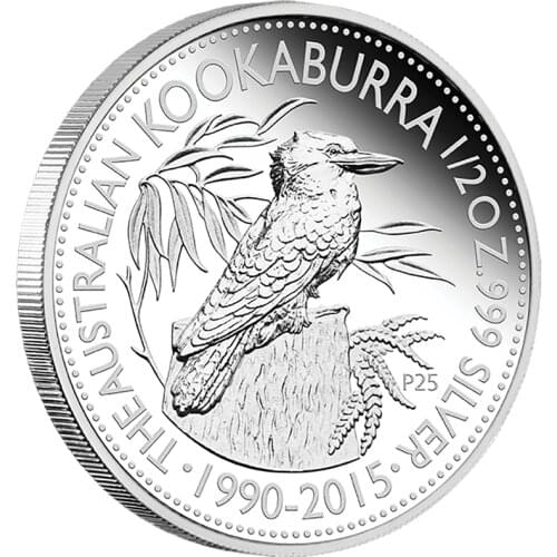 Non-Magnetic Australia 1 oz .999 Silver Coins 2015 Kookaburra Animal Elizabeth One Troy Ounce Replica Coins Souvenir Gifts