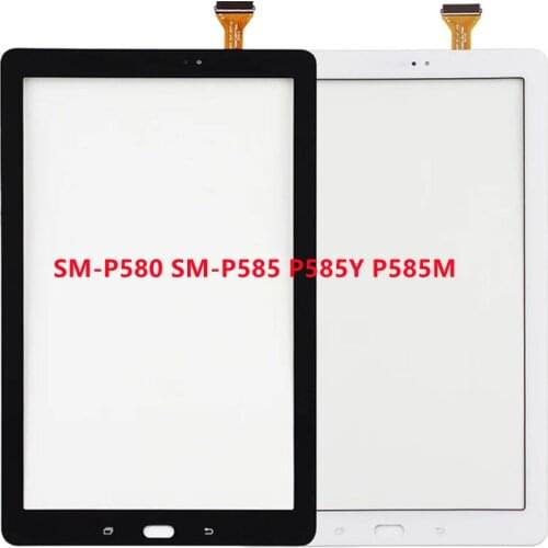 New 10.1" Touchscreen For Samsung Tab A 10.1 2016 SM-P580 SM-P585 P585Y P585M Touch Screen Panel Digitizer Sensor Front Glass
