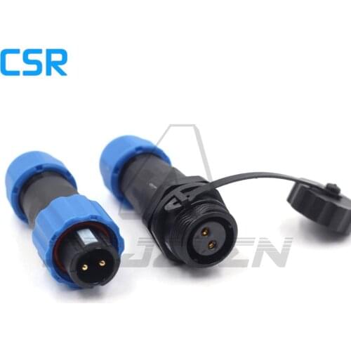 SD1310/P-SD1312/S, 2pin Waterproof Connector Plug and Socket IP68. Aviation Cable Connector