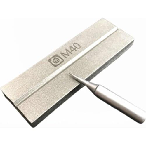 Amaoe Grindstone M40 Gold Steel Whetstone Tweezers Grinding Blade Tweezers Repair tool