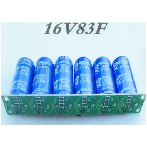 2.7V500F 2.5V700F 16V83F Super Faraday Capacitor Module 2.5v600f Power Increase