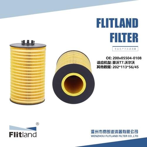 200v05504-0108 factory direct sell high quality auto parts hydraulic oil filter for BREDAMENATINIBUS MAN NEOPLAN PLAXTON VAN