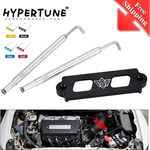 Free Shipping - Battery Tie Down Kit Hold Down Rod With Stainless Tray Hooks For Honda Civic / CRX S2000 For Acura Integra RSX