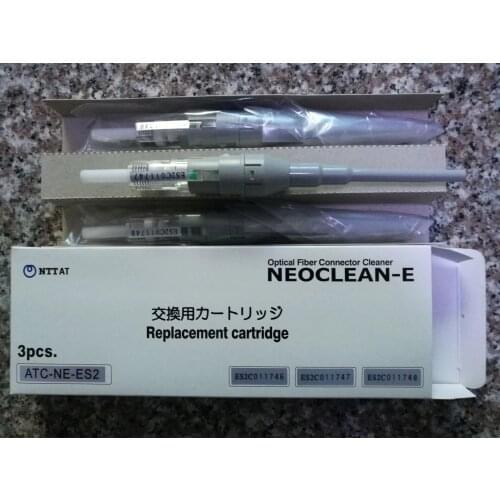 Free Shipping 1pcs NTT-AT replacement cartridge ATC-NE-ES2 for Neoclean-E ATC-NE-E2 Fiber Optic Smart Cleaner Pen SC/ST/FC 2.5mm