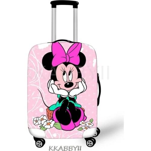 Disney Mickey Travel Elastic Color Luggage Suitcase Protective Cover, Apply to 18-32inch Cases, Travel Accessories