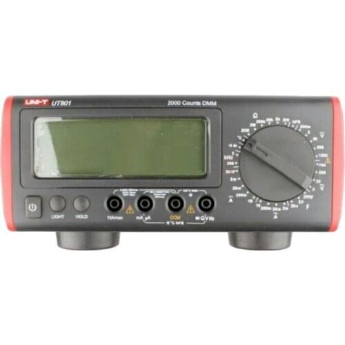 UNI-T UT801 LCD Bench Type Digital multimeters 1000V 10A Volt Amp Ohm Capacitance Hz Tester High-Accuracy