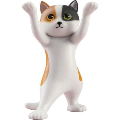Pen Holder Stand for Pens Cat Cute Desk Accessories Organizer Funny Penholder Student Stationery Mini Ornament Office