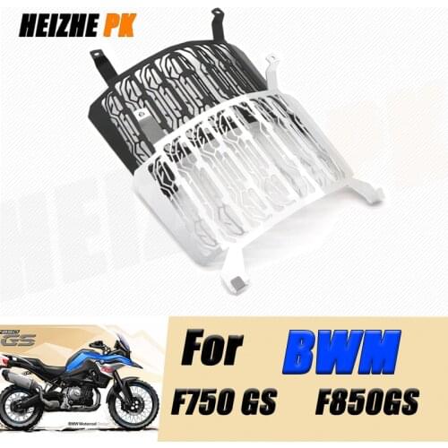 For BMW F750gs F850gs F750 F850 GS ADV White Motorcycle Radiator Cover Guard Protection Grille Grill