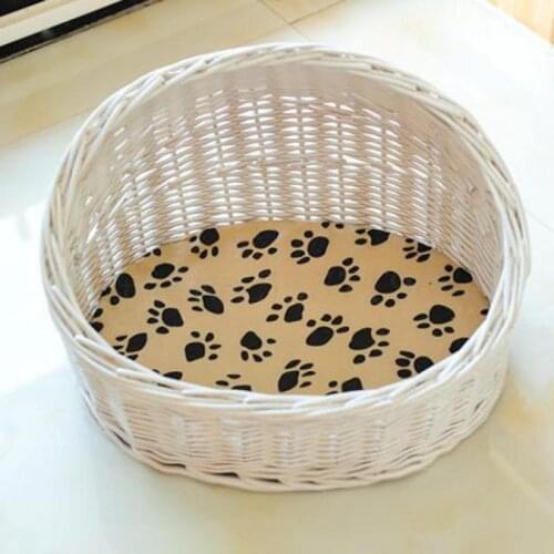 Rattan cat nest cat house cat cage rattan net red dog kennel pet teddy Tiberium summer four seasons universal removable and