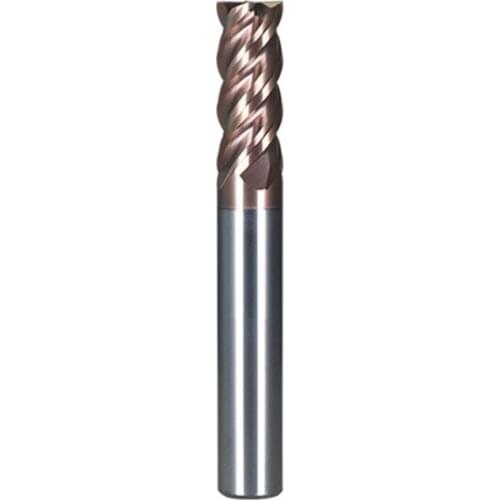 HRC70,4,6,8,10,12mm Carbide End Mills,Tungsten Carbide Flatted Square,Milling Cutter Flutes Coating Nano,Length,Cnc Machine