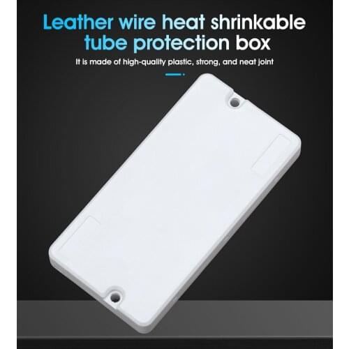 20pcs Drop cable protection box Optical fiber Protection box heat shrink tubing to protect fiber splice tray 2 into 2 out