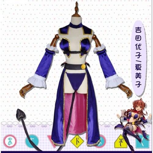 The Demon Girl Next Door Machikado Mazoku Yuko Yoshida Cosplay Costume Fancy Party Dress Suits Halloween Christmas Costumes