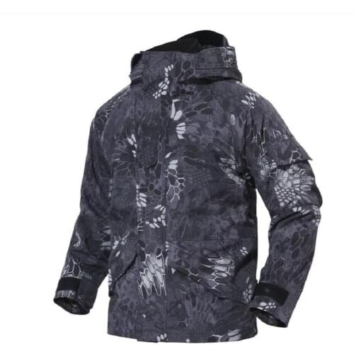 Tactical G8 Jacket Men Winter Camouflage thermal thick parka Coat Military Hooded 2 in 1 Jacket Waterproof Windbreaker outwear