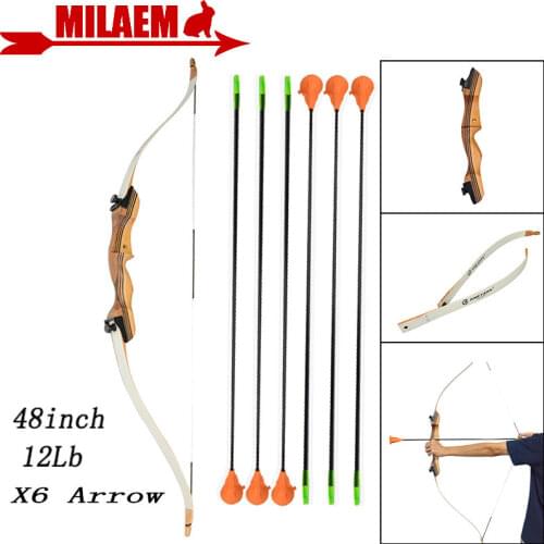 48inch 12lbs Archery Children Bow And Arrows Set Shock Suction Cup Arrow Kids Gift Set For Children Games Shooting Accessories