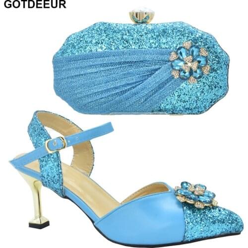 New Italian Shoe and Bag Set for Party In Women Plus Size Women Shoes 43 Shoes and Bag for Party Wedding Nigerian Women Shoes