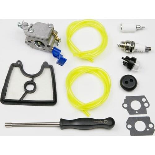 Carburetor Spark Plug Kit for Husqvarna 125B 125BX 125BVX ZAMA C1Q-W37 545081811