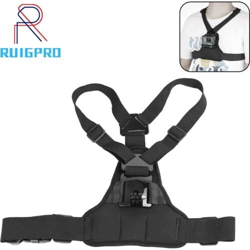 Chest Strap mount belt for Gopro hero 9 8 7 6 5Xiaomi yi 4K Action camera Chest Mount Harness for GoPro SJCAM sport cam fix