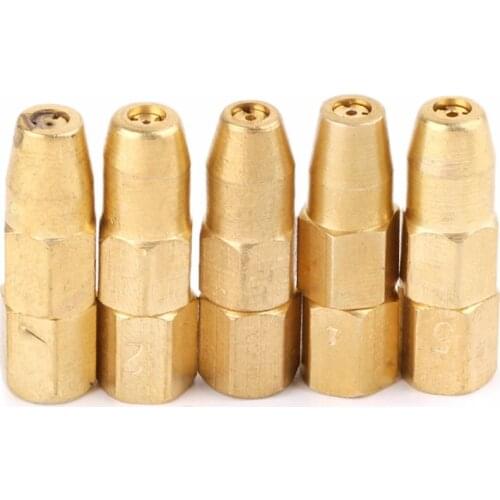 5pcs/set Propane Gas Welding Nozzle Tips H01-2 Holder Accessories 1# 2# 3# 4# 5