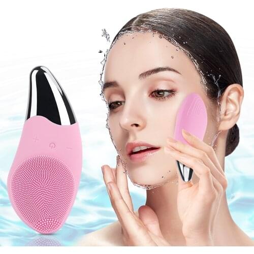 Facial Cleansing Brush Face Skin Care Tools Waterproof Silicone Brush Portable Facial Clean Brush Pore Cleaning Skin Massager