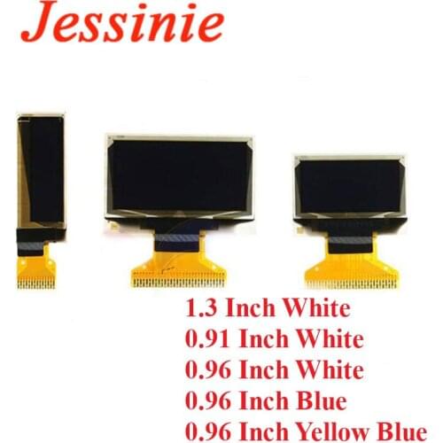 0.91 0.96 1.3 Inch OLED Display LCD White Blue Display Module OLED 0.91'' 0.96'' 1.3'' 128x32 128X64 SSD1306 SH1106 for Arduino