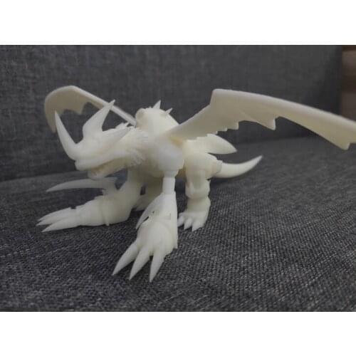 Original 3D Printing Digimon Adventure IMPERIAL DRAMON Resin Figure Toy Unpainted Model Royal Knight Decor Display Custom-Made