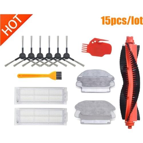 Main Brush Filter Mop Cloth for Xiaomi Mi Robot Vacuum Mop Pro STYJ02YM Conga 3490 Viomi V2 PRO V-RVCLM21B Vacuum Cleaner Parts