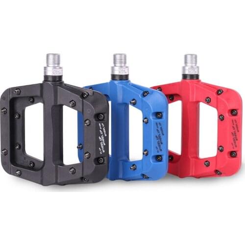 Anti-slip Bike Bicycle Pedals MTB Road Bike BMX Nylon Fiber Ultralight Pedals 3 Bearings Professional Bicycle Parts New Design