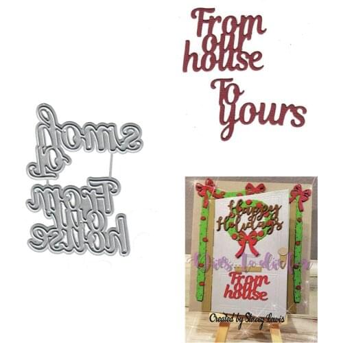 Blessing letter to you Metal cutting dies cross stitch scrapbooking diesstencil Holiday card christmas new dies new 2021