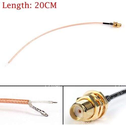 Areyourshop Sale 20CM RG178 SMA Female To PCB Solder Pigtail Cable For WIFI Wireless LOW LOSS USA J