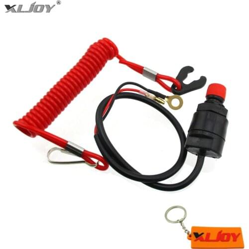 XLJOY Safety Tether Lanyard Kill Stop Switch For Outboard Motor Boat Jet Ski ATV Dirt Bike Scooter Snowmobile Motorcycles