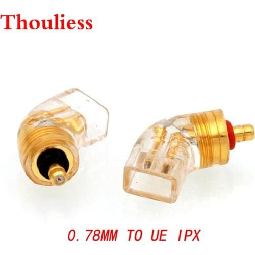 Thouliess pair UE IPX Headphone Plug UE IPX Male to MMCX 0.78mm Female Converter Adapter