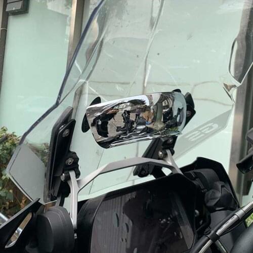 Universal Motorcycle 180 Degree Wide Angle Rear View Mirror Moto Blind Spot Safety Auxiliary Rearview Mirrors For Harley For BMW