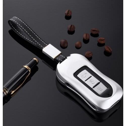 High Quality Auto Aluminium Alloy Key Case Cover For Mitsubishi Outlander PAJERO Sport Lancer RVR EX ASX Accessories