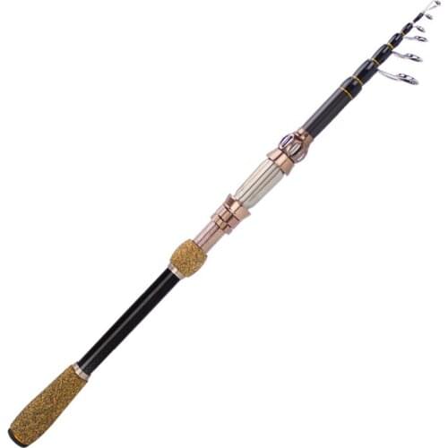 WH 1.8m/2.1m/2.4m/2.7m Short sections MH Power Spinning Fishing Rods Carbon Spinning Lure pole distance throwing sea fishing rod