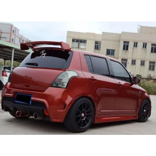 Rear Roof Spoiler Fit for Suzuki Swift ZC11 ZC71 ZC31S Mk3 2005-2012 Greddy Style Wing Auto Part Body Kits