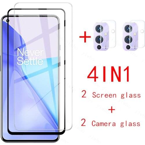 4-in-1 for oneplus 9 protective glass for oneplus 9 oneplus9 screen protector one plus9 8 8t nord n10 5g n100 safety glass film