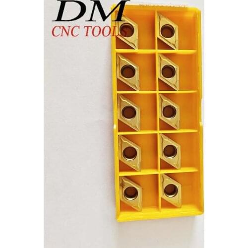 10pcs DCMT11T308 DCMT32.52 US735/VP15TF internal turning tool end milling cutter lathe tool Cemented carbide CNC tool blade