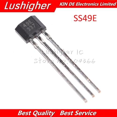 100pcs 49E Hall Element SS49E OH49E Hall Sensor Hall Effect Sensor New Original