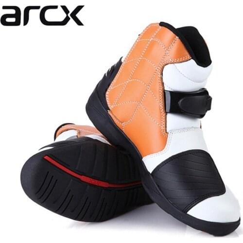 Free shipping 1pair ARCX New Mens real leather Ankle Cowhide Leather Touring Biker Riding Motorcycle Boots