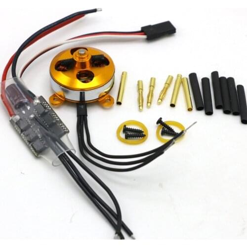 A 2204 A2204 7.5A 1400KV 50W SP Micro Brushless Motor W/ Mount with 10A ESC For RC Drone Aircraft copter Quadcopter UFO