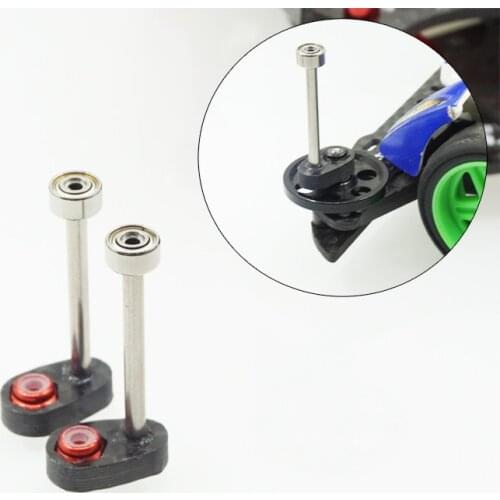 Carbon Fiber Parts Top Rail Anti-dump Anti-hanging NMB 520 bearing Force Ajustable Reinforcing Plate for Tamiya Mini 4WD Car