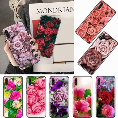 Rose flower Newly Arrived Pretty Phone Case For Samsung galaxy S 9 10 20 A 10 21 30 31 40 50 51 71 s note 20 j 4 2018 plus