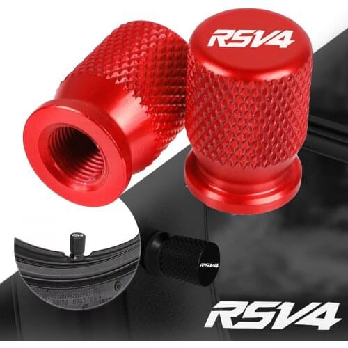 For Aprilia RSV 4 RR RSV4 FACTORY All Years Motorcycle CNC Aluminum Accessories Vehicle Wheel Tire Valve Stem Caps Covers Cycle